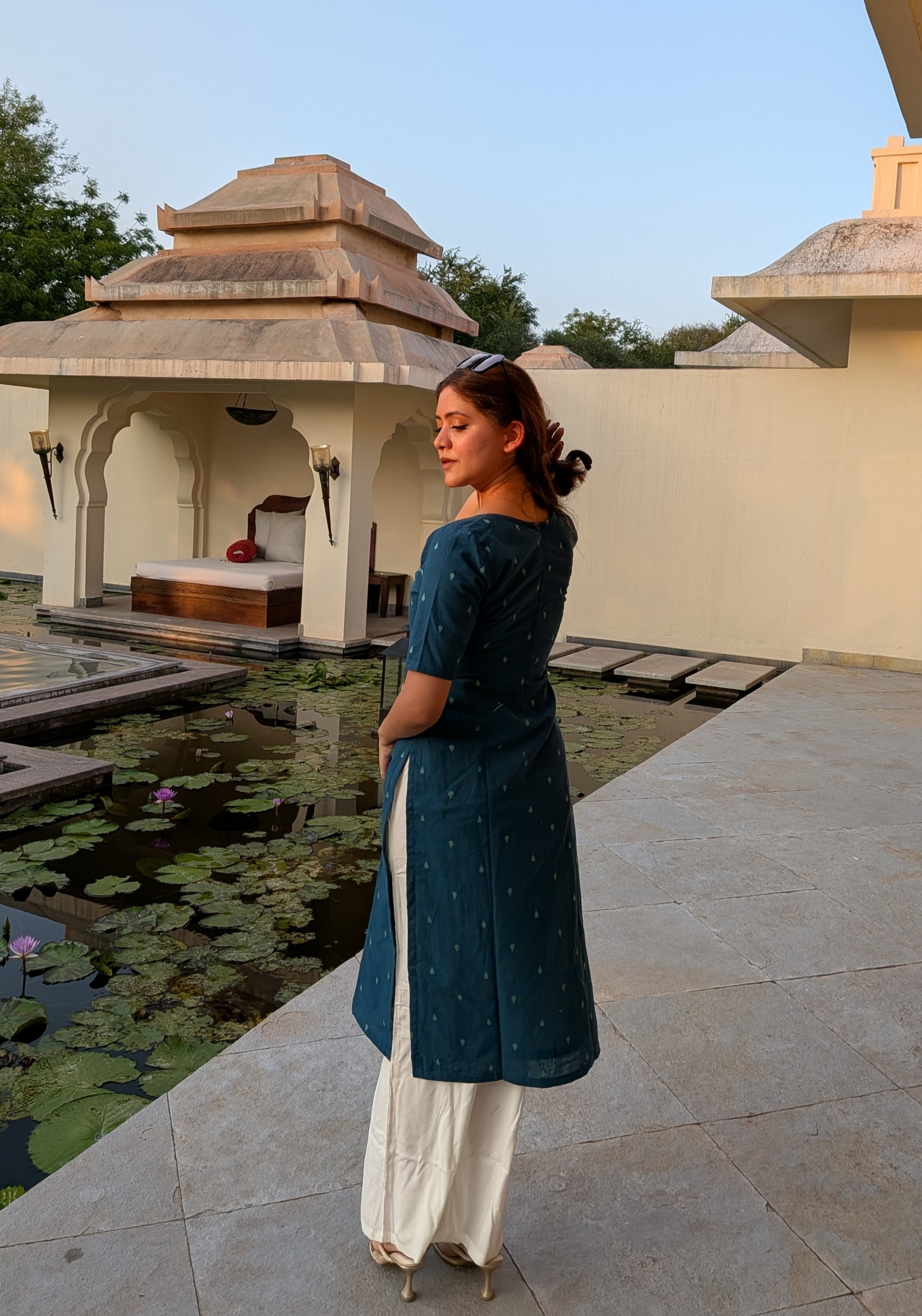 Suha Jamdani Kurti