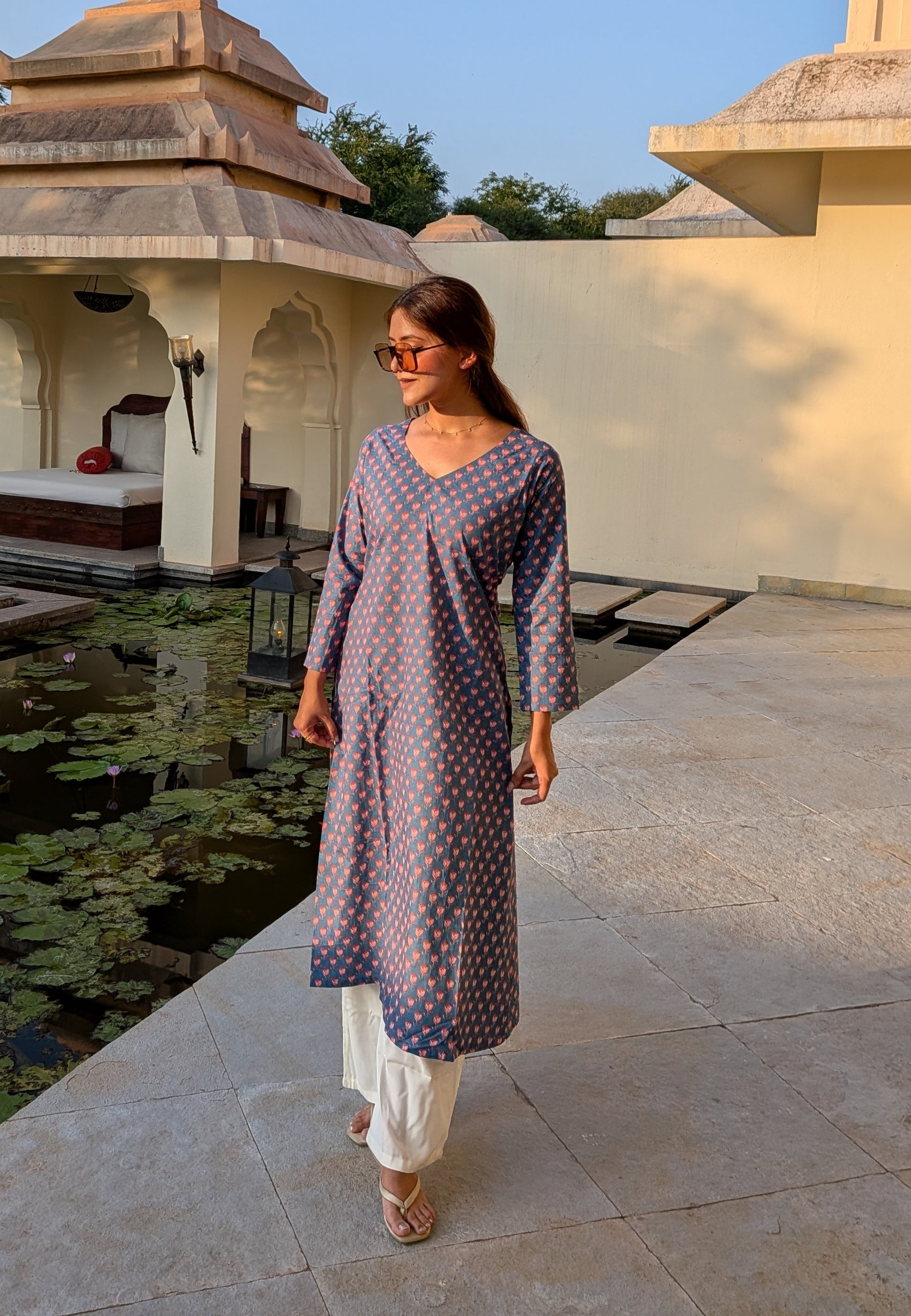 Gargi Jaipuri Print Kurti
