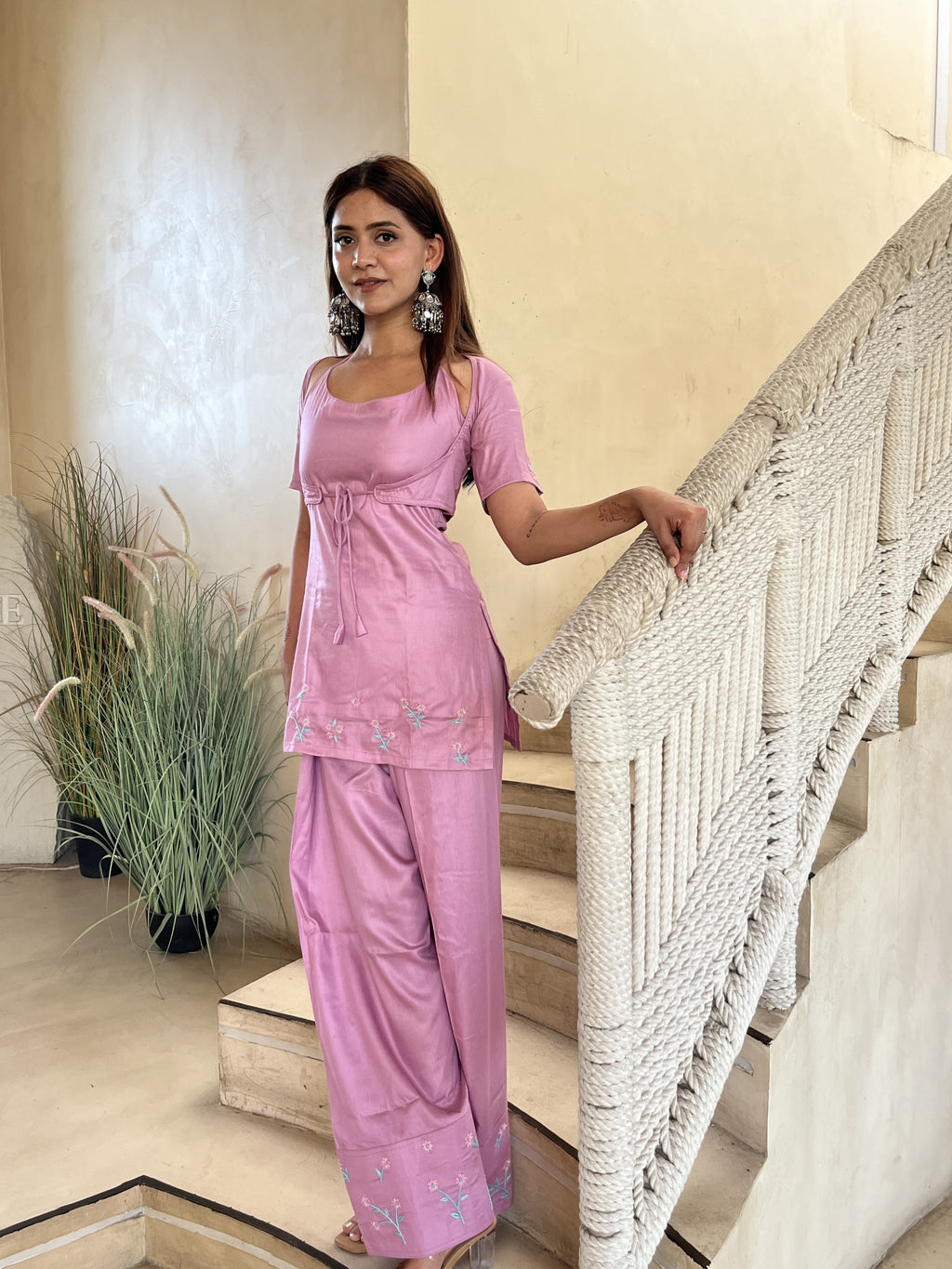 Gulnaaz Hand Embroidered Farshi Set