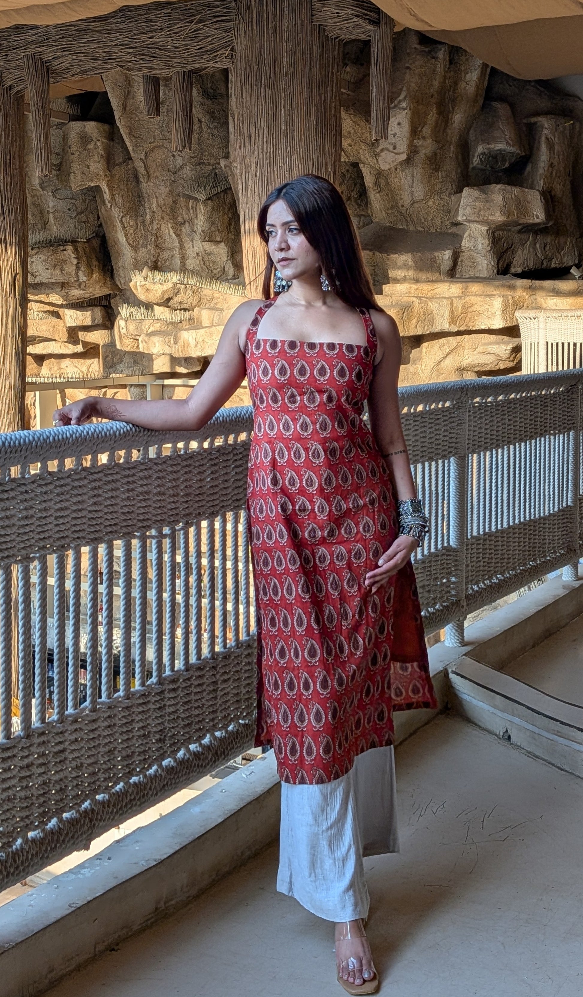 Mandira Hand Block Printed Kurti