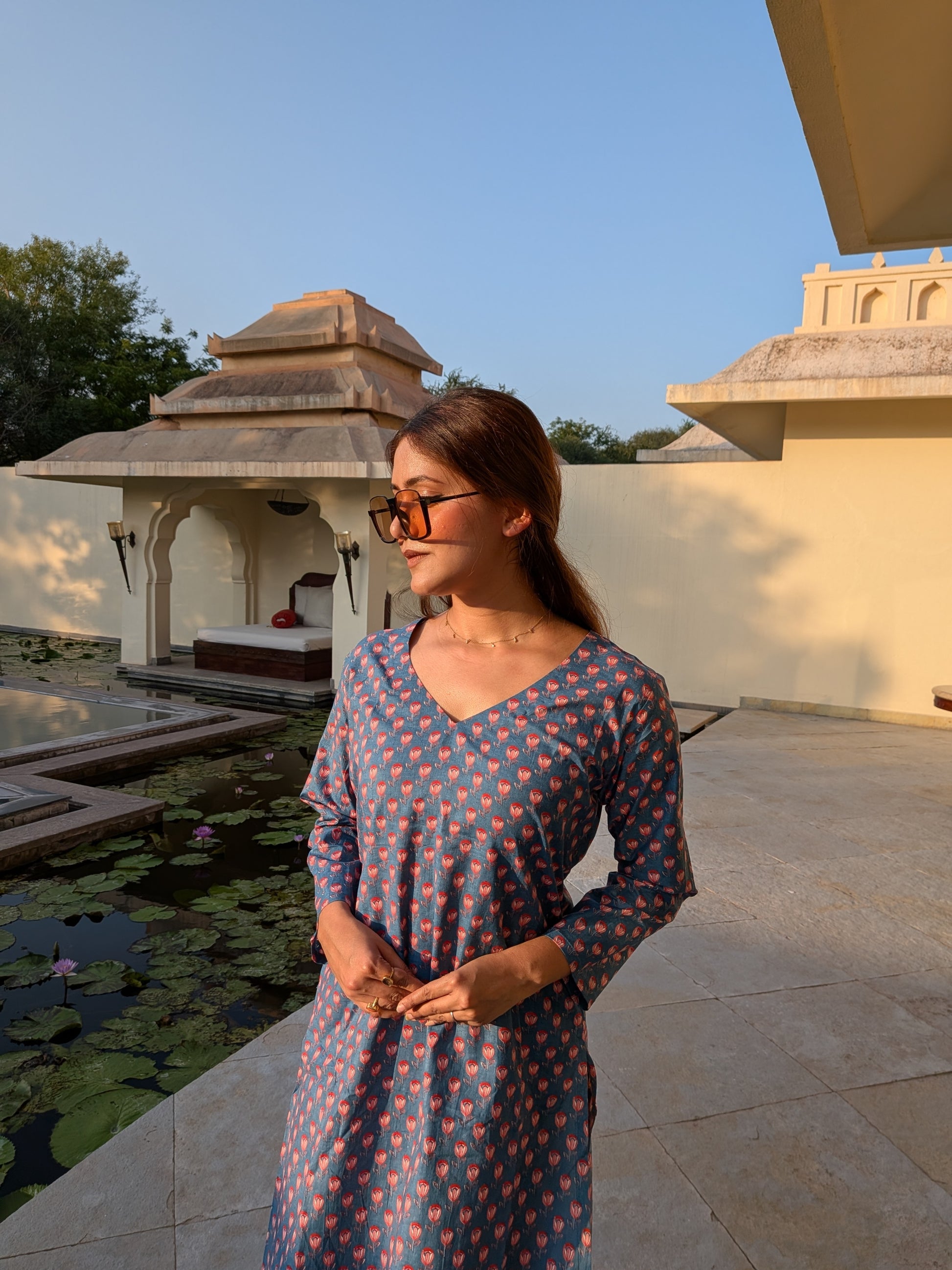 Gargi Jaipuri Print Kurti