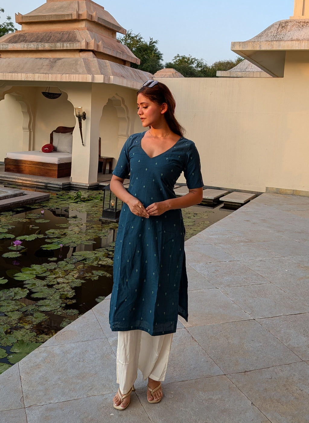 Suha Jamdani Kurti