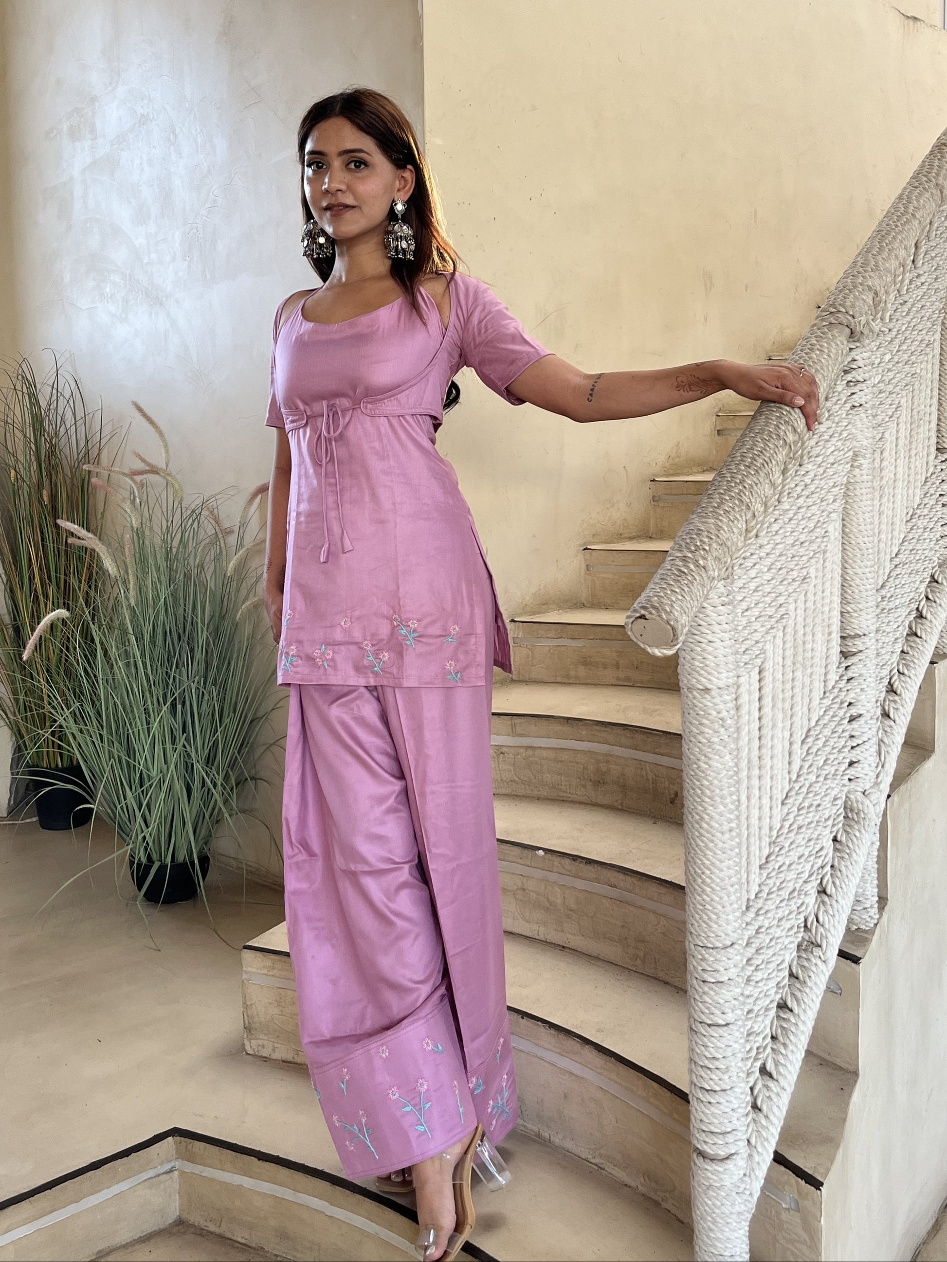 Gulnaaz Hand Embroidered Farshi Set